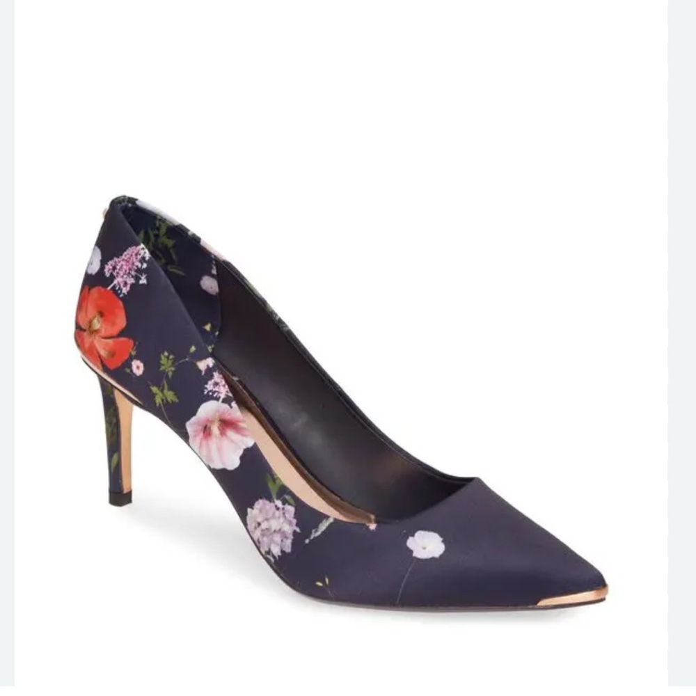 Ted Baker Wishirp Floral Satin Pumps